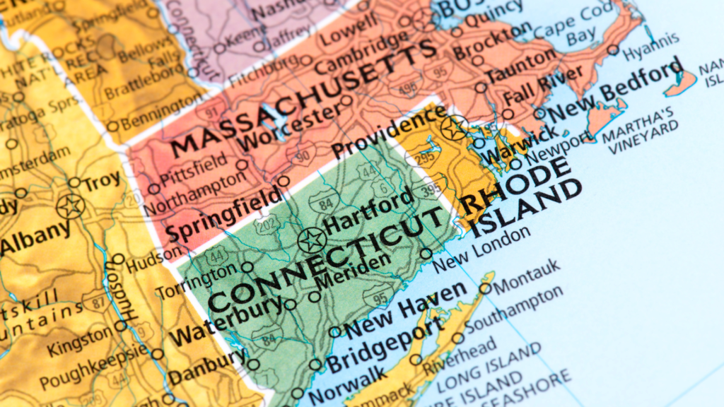 Connecticut Data Centers map