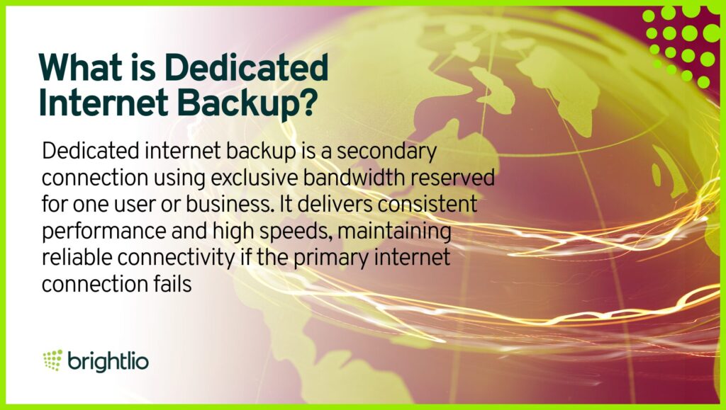 What is Dedicated Internet Backup