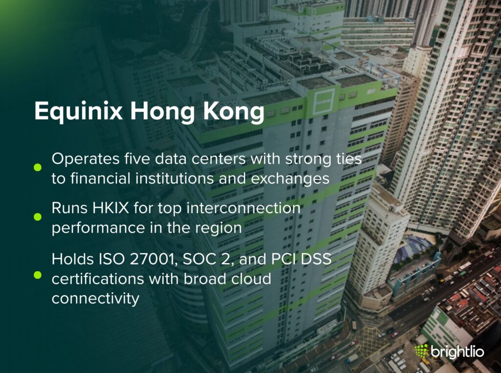 Equinix Hong Kong