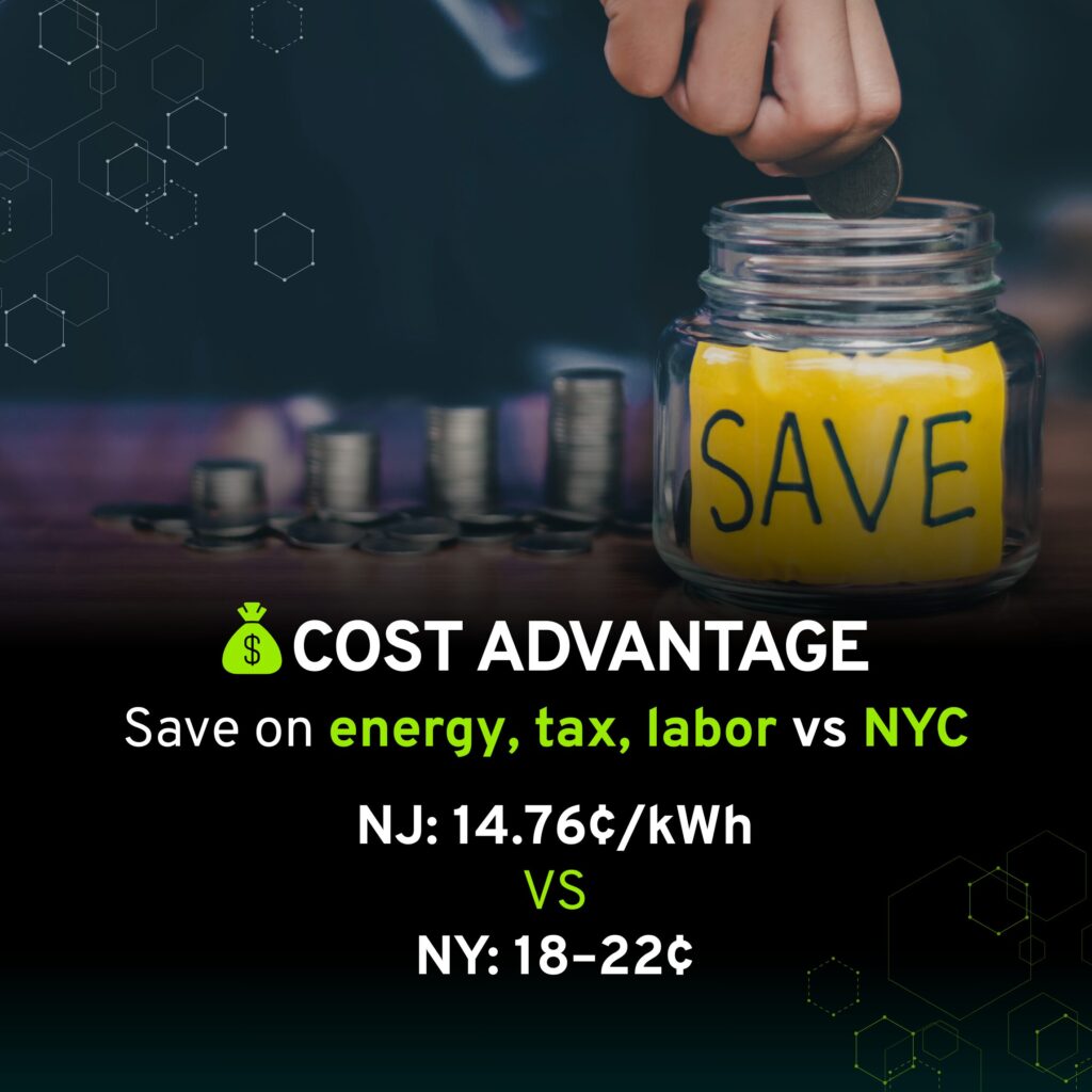 New Jersey Data Centers Deliver Cost Advantages