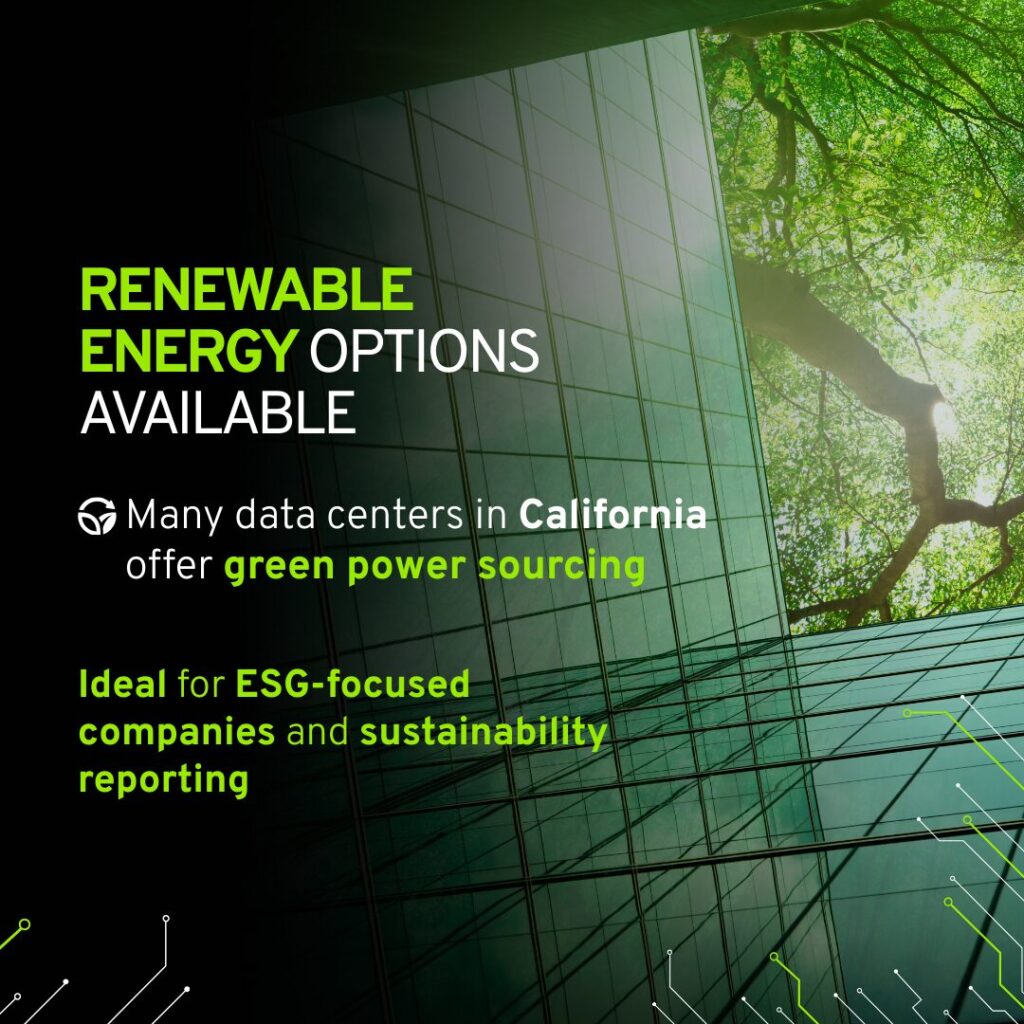 Renewable Energy Options in Southern California Data Centers