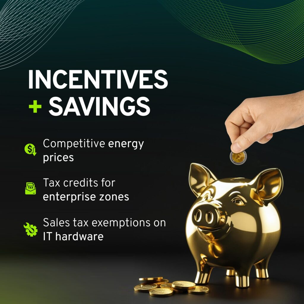Positive Tax Environment for Data Centers in Louisiana