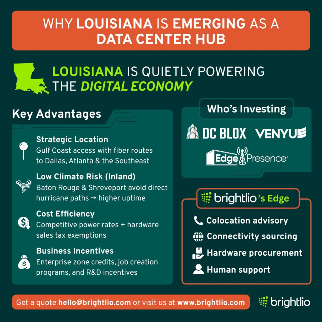 Why Louisiana is Emerging as a Data Center Hub