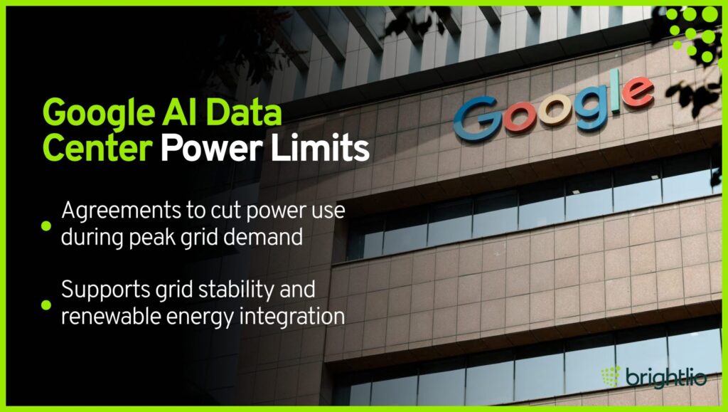 Google AI Data Center Power Limits
