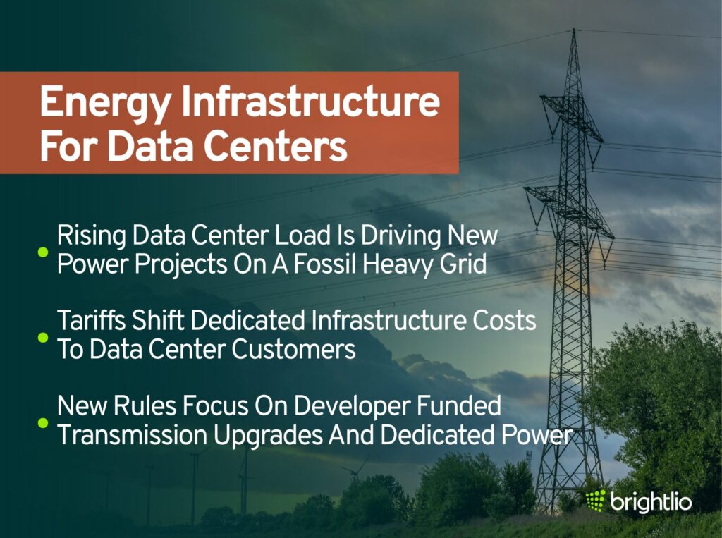 Energy Infrastructure For Data Centers
