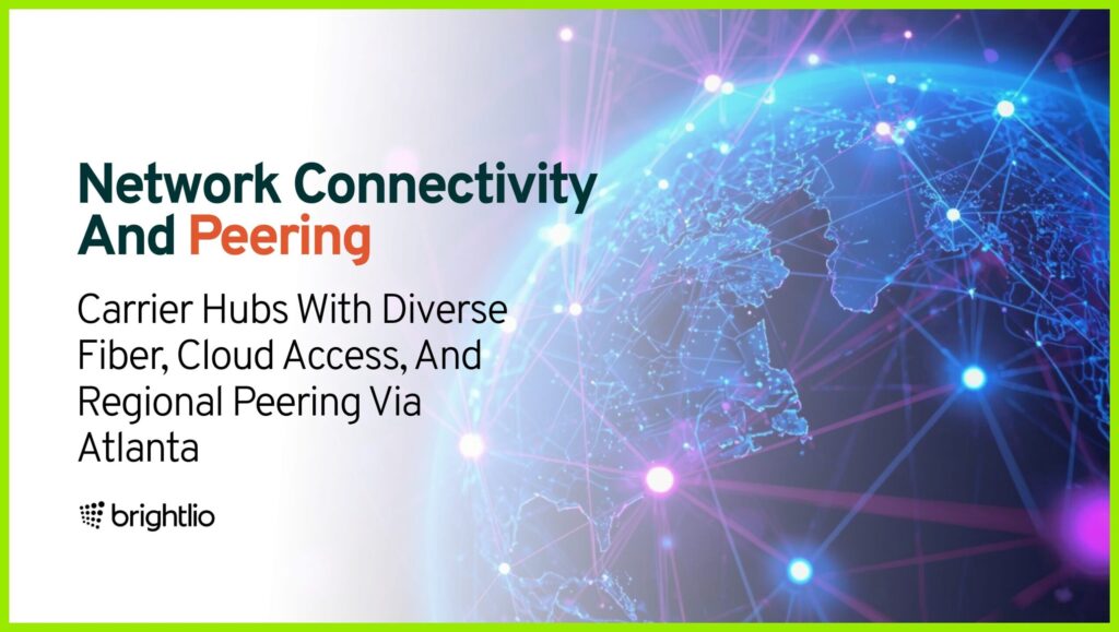 Network Connectivity And Peering in Alabama