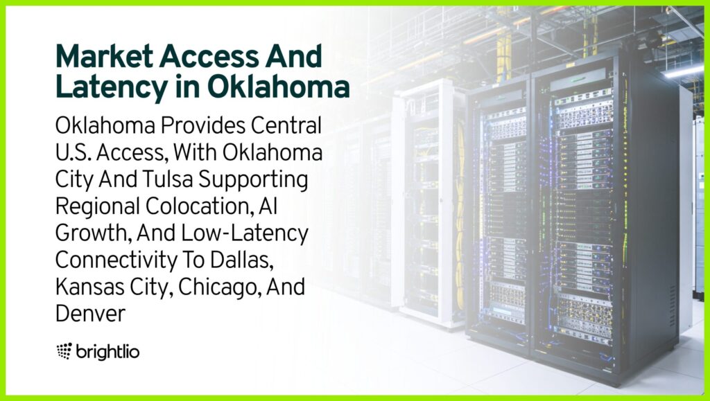 Market Access And Latency in Oklahoma