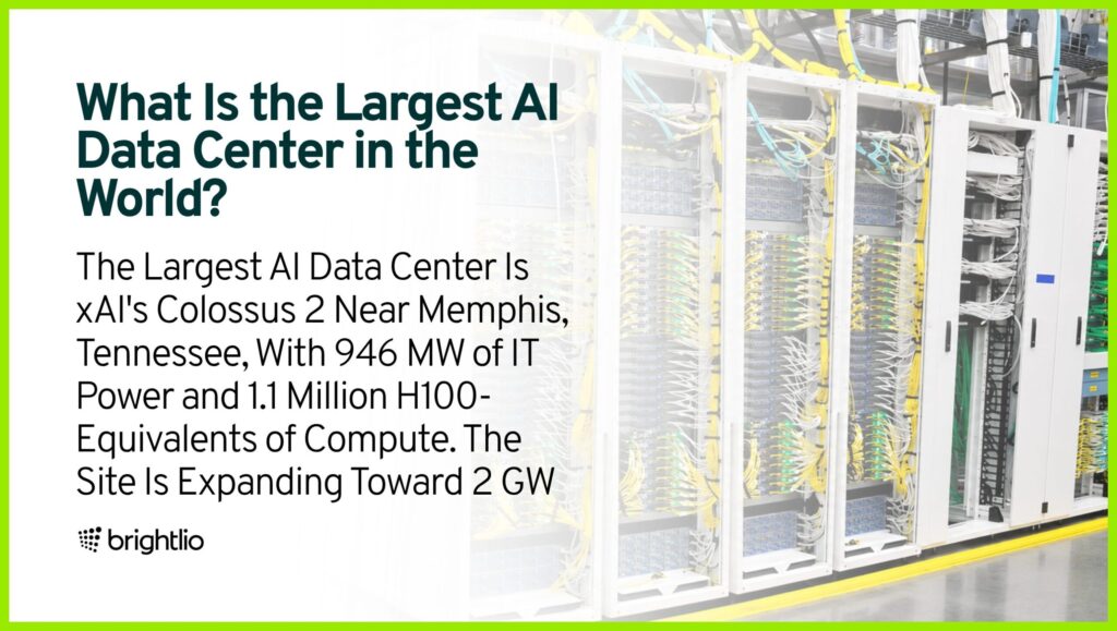 What Is the Largest AI Data Center in the World